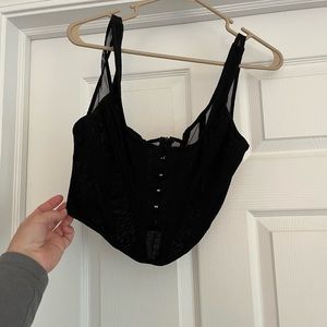 WHITEFOX BOUTIQUE CORSET CROP